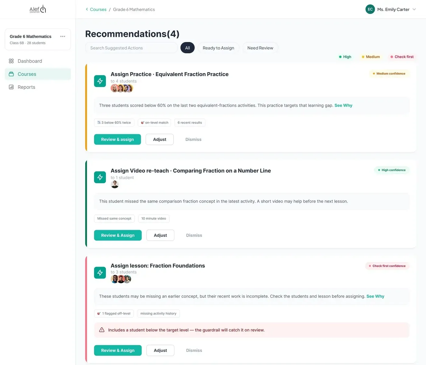 How I'd help teachers trust an AI recommendation